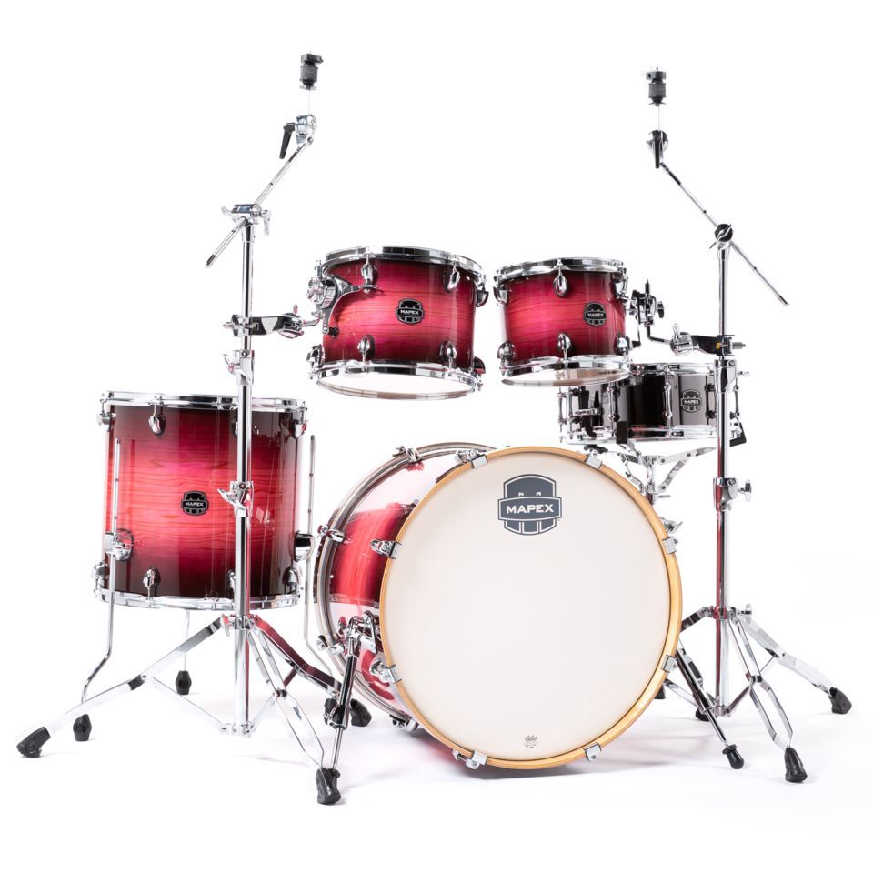 BATERIA ACUSTICA MAPEX, SERIE ARMORY, 5PCS, ACABADO DUNA DEL DESIERTO (TI), ABEDUL/MAPLE/CONCHAS DE ABEDUL