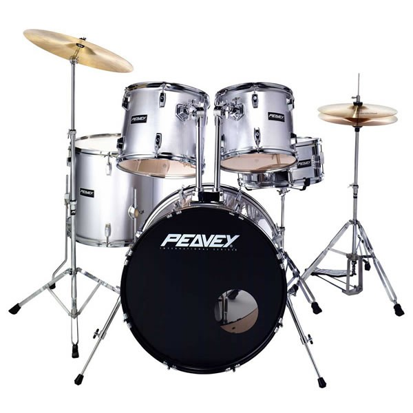 BATERIA ACUSTICA PEAVEY, 5PCS, COLOR GRIS