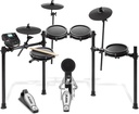 BATERIA ELECTRICA ALESIS, 8 PIEZAS, 385 SONIDOS, 40 SET DE BATERIA, 60 PISTAS INTEGRADAS, INTERFAZ, USB MIDI