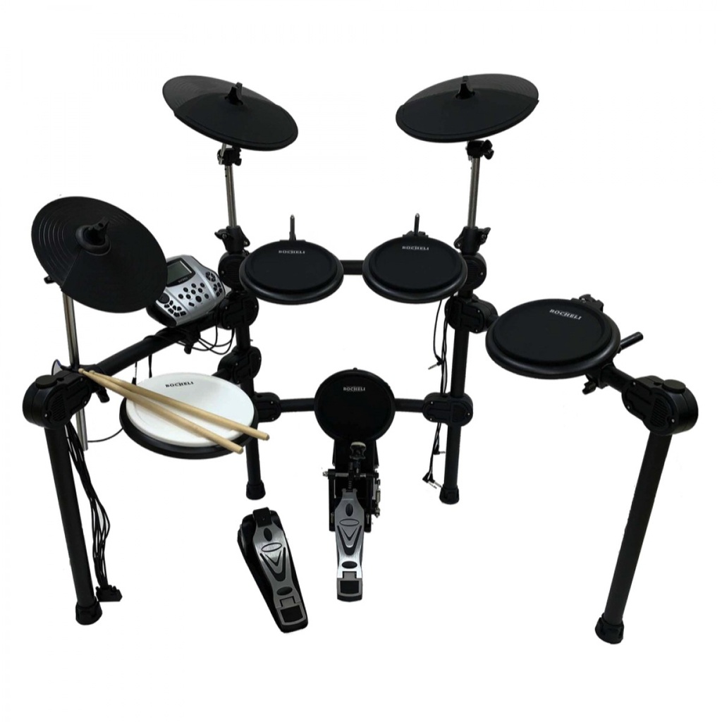 BATERIA ELECTRICA BOCHELI, 11 PIEZAS, NEGRO