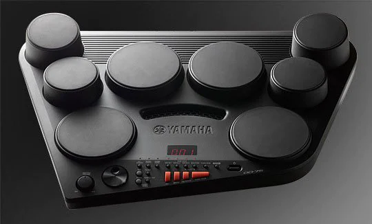 BATERIA ELECTRICA YAMAHA, SERIE DD-75, 8 PADS, 2 ALTAVOCES INCORPORADO, 32 POLYPHONY, EQ,  570 VOCES, 75 PRESETS, MIDI, AUX IN