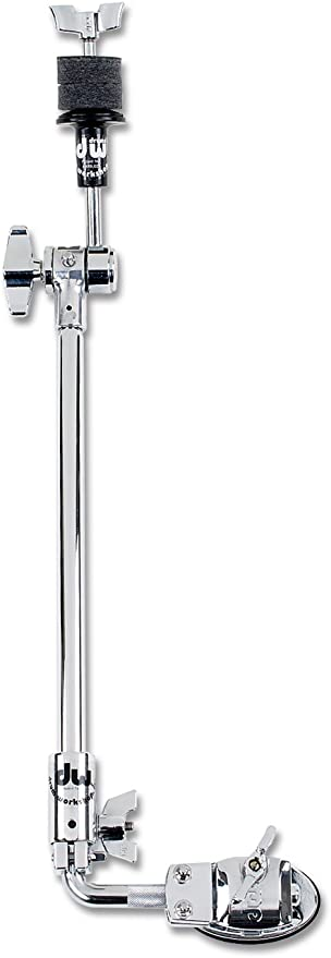 CLAMP BRAZO EXTENDIBLE DW, PARA PLATILLO,  ADAPTABLE A BOMBO, CROMADO