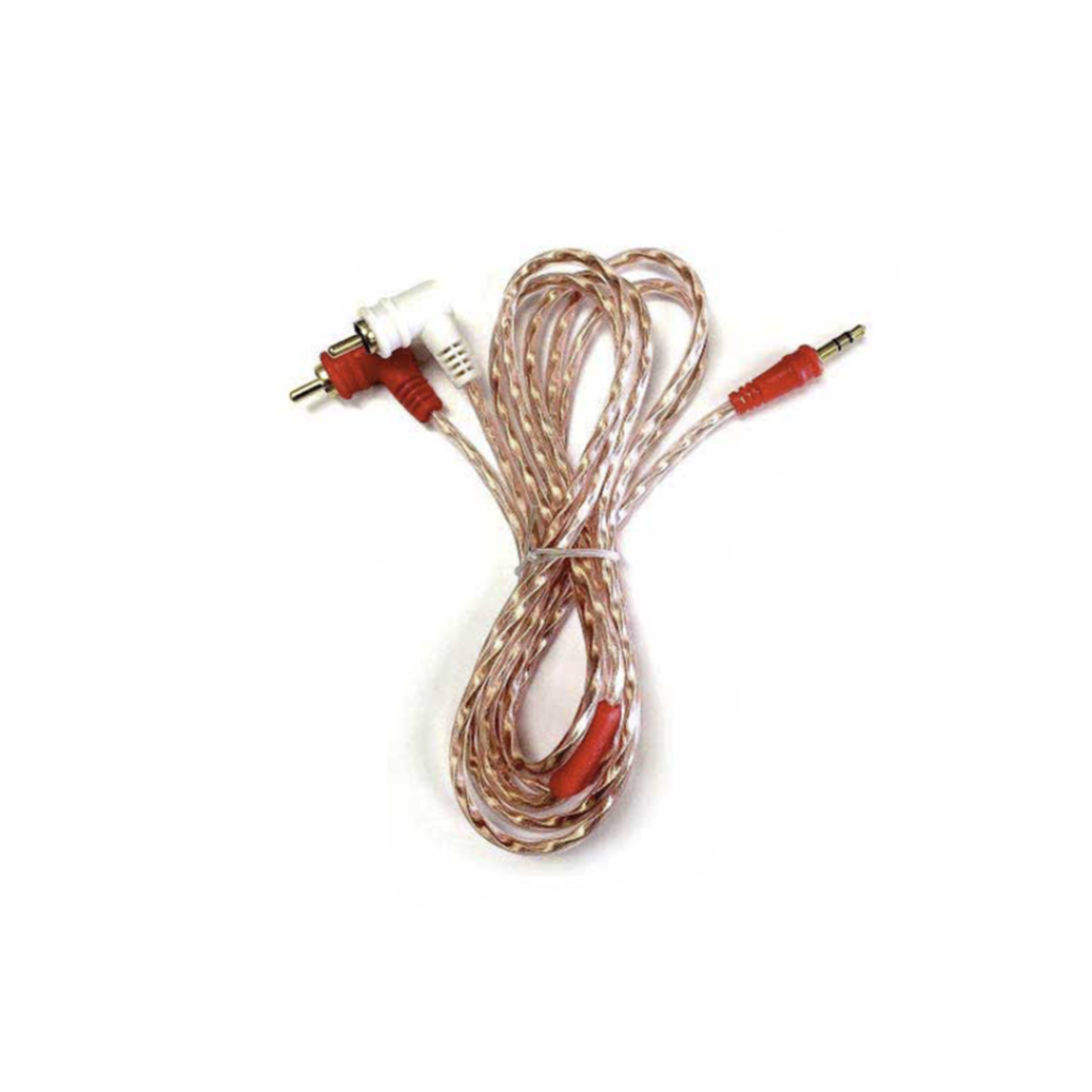 CABLE AUDIOPIPE, 2 RCA A 3.5 STEREO, 6 PIES, PRESENTACION EN BOLSA