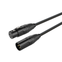 CABLE DE MICROFONO ROXTONE, XLR MACHO - XLR HEMBRA, COLOR AMARILLO , 1 METRO