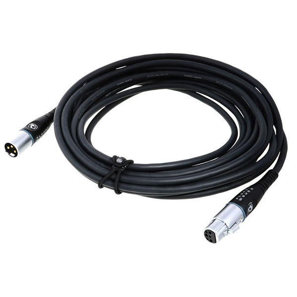 CABLE PARA MICROFONO PLANET WAVES, XLR MACHO - XLR HEMBRA, CAPA NEGRO LISO, 7.5 METROS