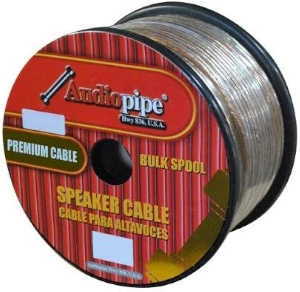 CABLE PARALELO AUDIOPIPE, PARA BOCINA, CALIBRE 16, CAPA TRANSPARENTE, X METRO