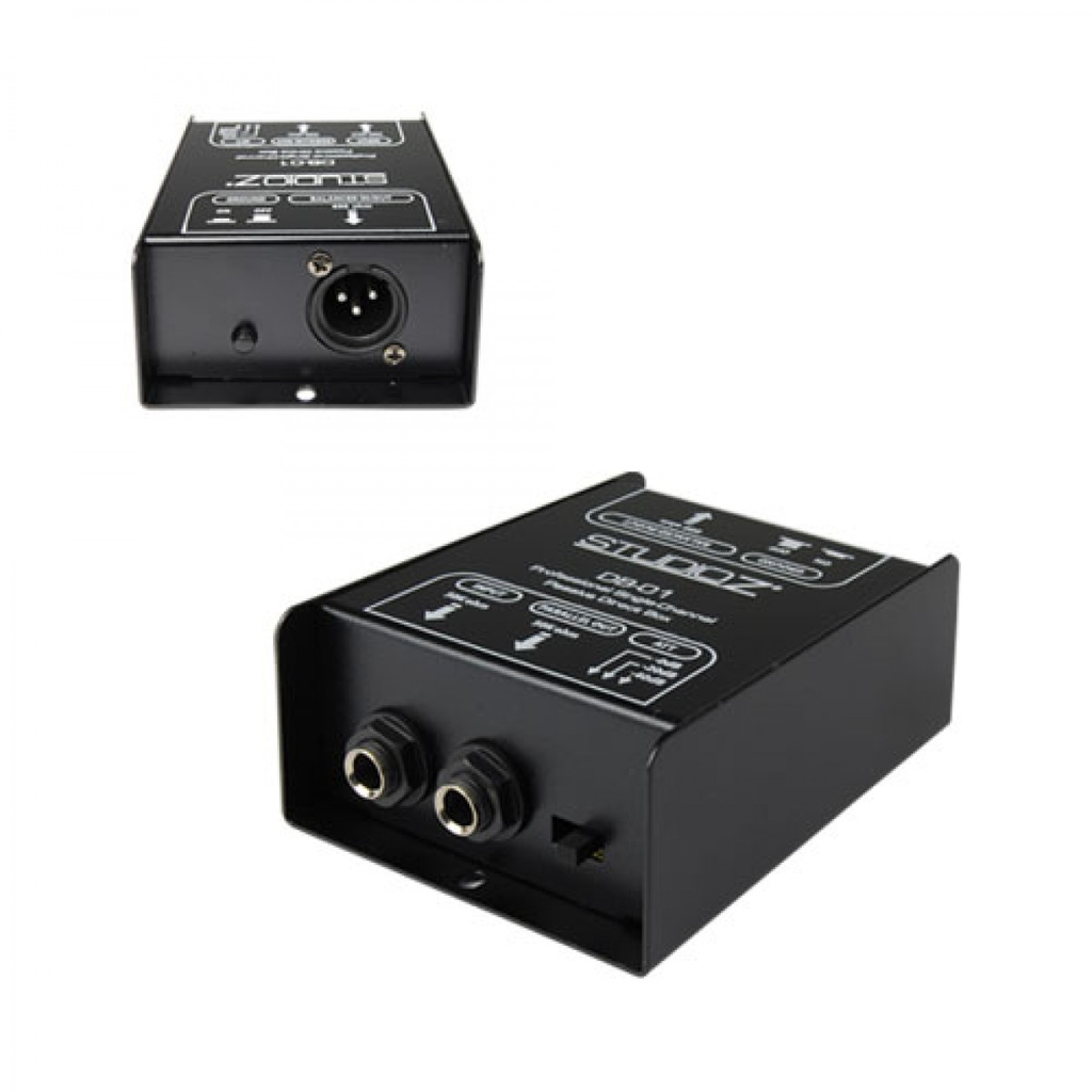 CAJA DIRECTA STUDIO Z, PASIVO, 1 CANAL, CHASIS DE ACERO NEGRO