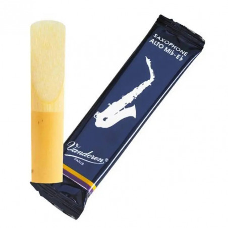 CAÑUELA VANDOREN, MEDIDA 2.5, PARA SAXOFON ALTO, SERIE V16, X UNIDAD