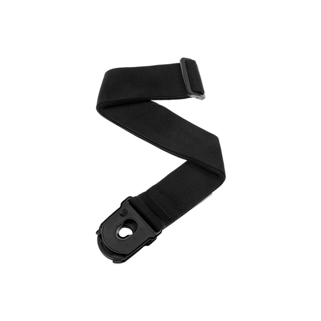 CINCHO D´ADDARIO, PARA GUITARRA, CON STRAPLOOK, COLOR NEGRO