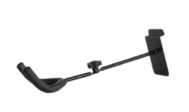 COLGADOR PARA SLATWALL, EXTENDIDO, PARA GUITARRA ELECTRICA O ACUSTICA/UKULELE/ GIRATORIO