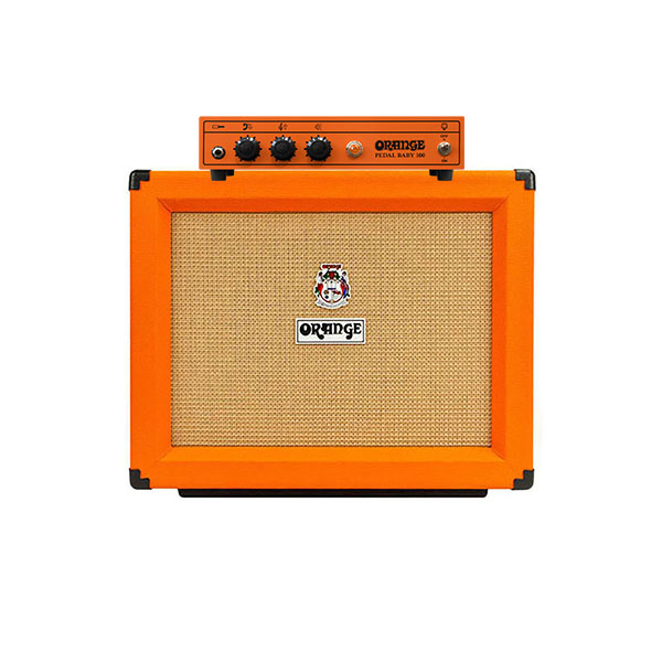 COMBO GABINETE Y CABEZAL PARA GUITARRA ORANGE, PEDAL BABY 100 PPC112, CELESTION VINTAGE 30,