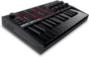 CONTROLADOR MIDI AKAI, USB, 25 MINI TECLAS, MIDI VIP3.0, NEGRO