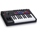 CONTROLADOR MIDI M-AUDIO, USB, 25 MINI TECLAS, 16 PADS RGB, 8 PERILLAS, 9 FADERS, COLOR NEGRO