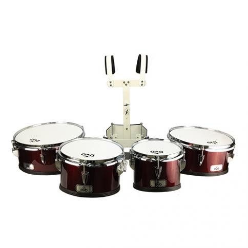 CUADRUPLE DVD, 8, 10, 12, 13, COLOR VINO TINTO