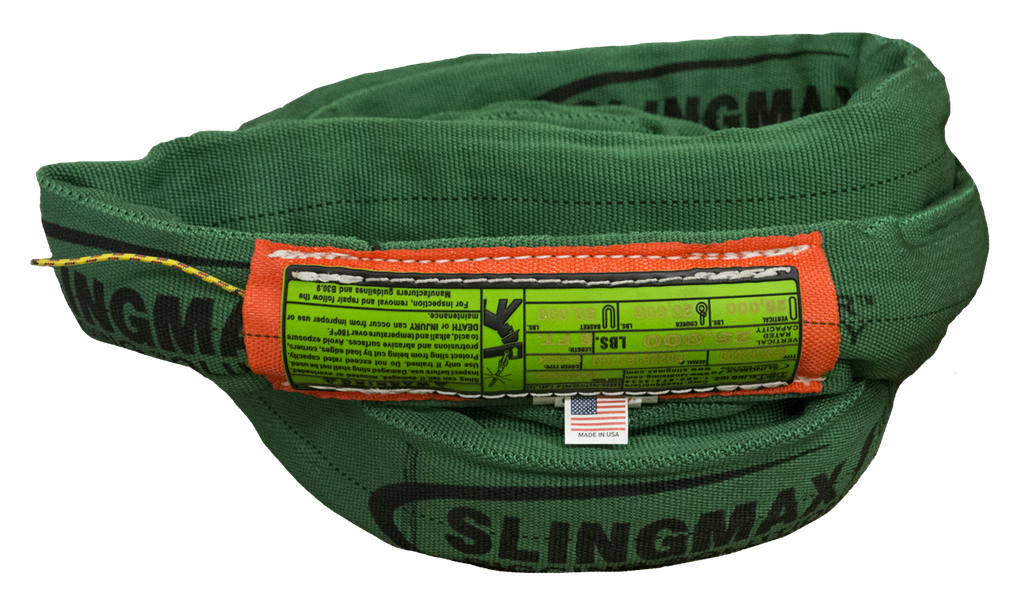 ESLINGA ( CINTURON ) ( FAJA ) SLINGMAX, COLGANTE PARA SISTEMAS AEREOS, PESO MAXIMO 4,800 LIBRAS, COLOR GRIS, 6 PIES DE LARGO