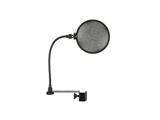FILTRO DE MICROFONO ANTI-POP MONOPRICE, CON BRAZO, COLOR NEGRO