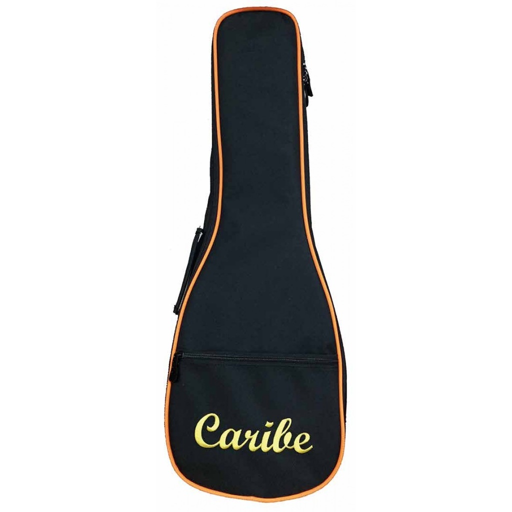 FUNDA CARIBE, PARA UKULELE SOPRANO Y CONCIERTO, NEGRO