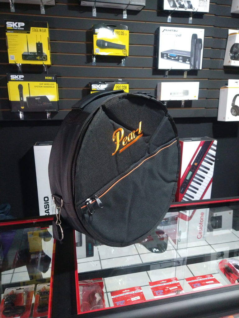 FUNDA PARA REDOBLANTE PICOLO PEARL, ENGUATADO, COLOR NEGRO