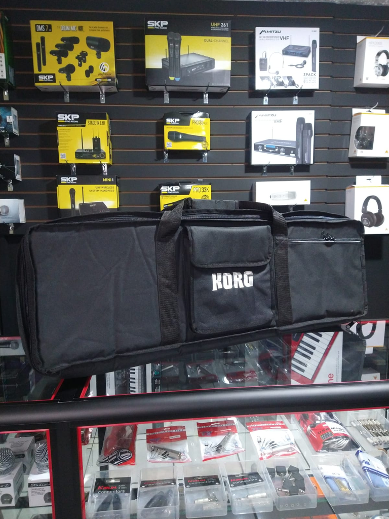 FUNDA PARA TECLADO KORG X5D, ENGUATADO, COLOR NEGRO