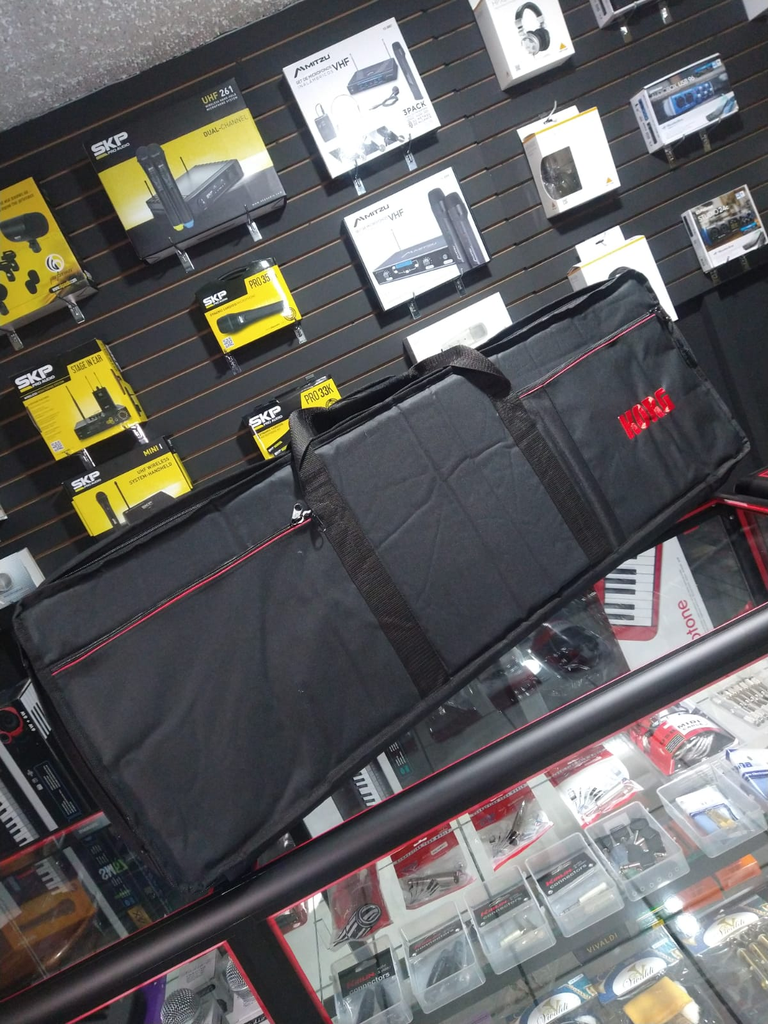 FUNDA PARA TECLADO KORG N364, ENGUATADO, COLOR NEGRO