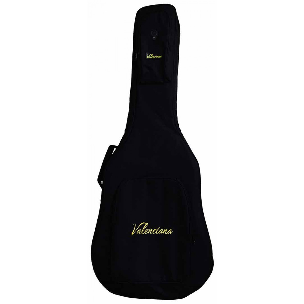 FUNDA VALENCIANA, PARA GUITARRA ACUSTICA DE 41, NEGRO