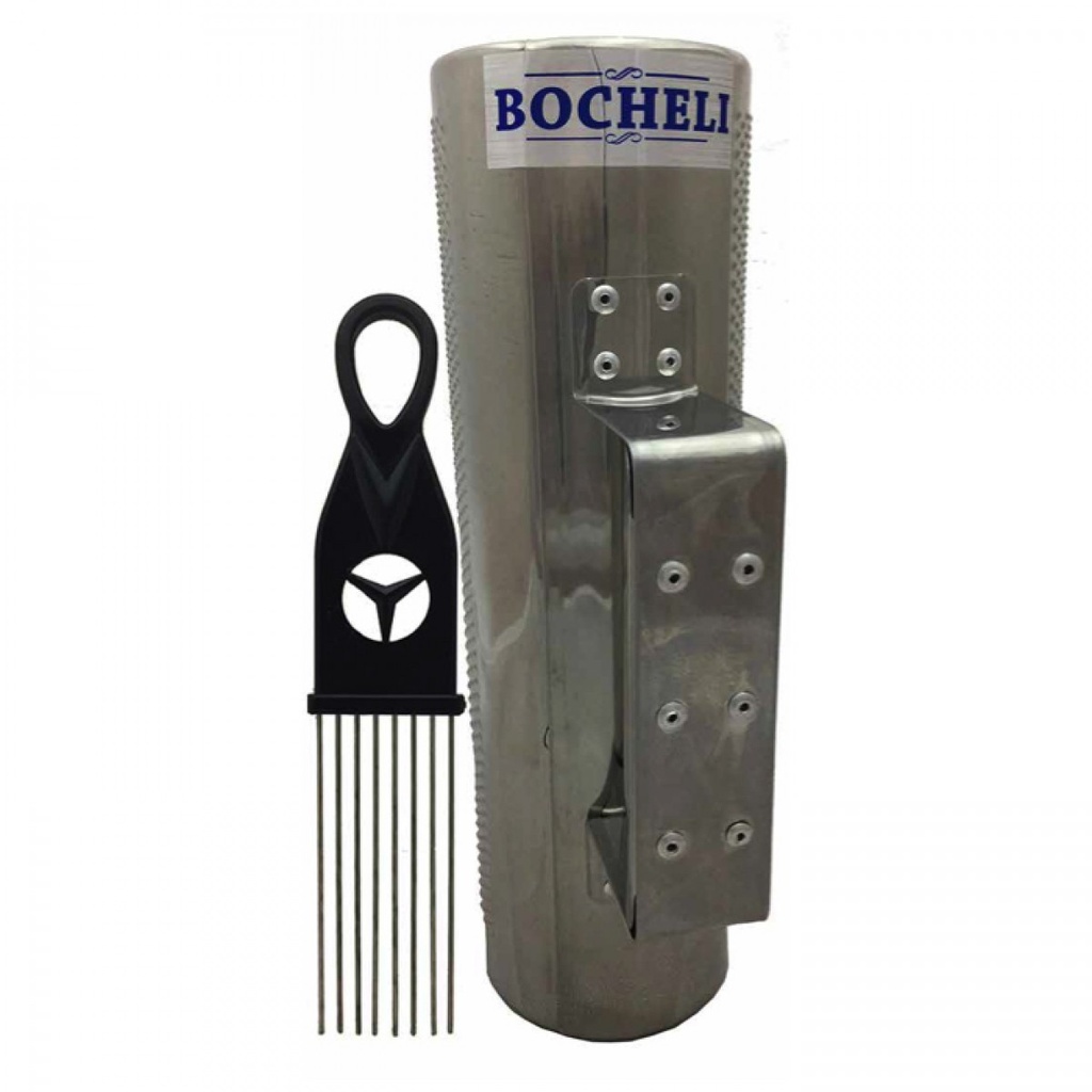 GÜIRO BOCHELI, 3 X 8 PULGADAS, CON PEINETA