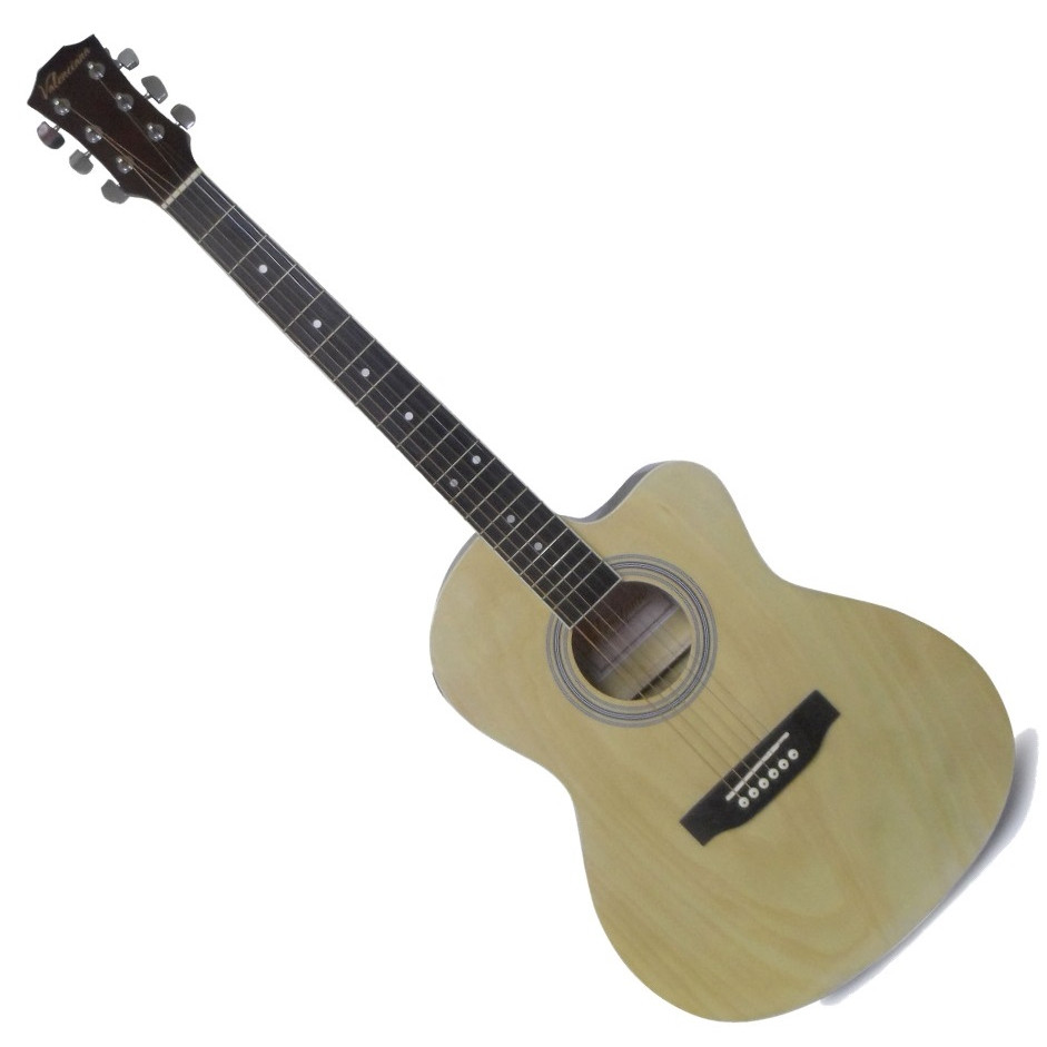 GUITARRA ACUSTICA VALENCIANA, 39, NATURAL, CON FUNDA