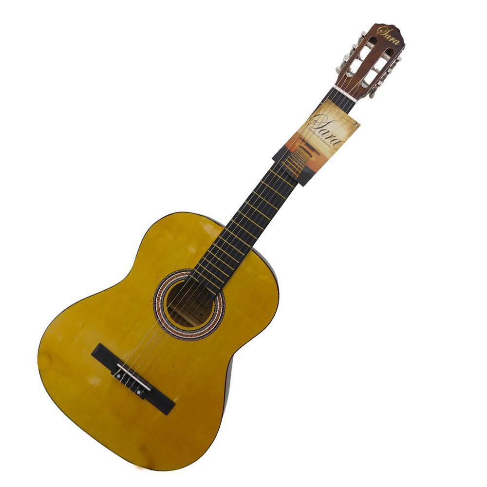 GUITARRA CLASICA SARA, AMARILLO, CON FUNDA/39