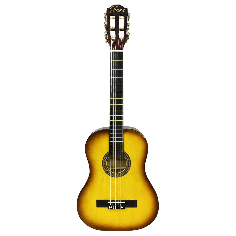 GUITARRA CLASICA SARA, SUNBURST, PARA NIÑO, CON FUNDA/30