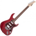 GUITARRA ELECTRICA CORT, MADERA ALAMO, ARCE, JATOBA, COLOR CEREZO NEGRO PORO ABIERTO, INCLUYE FUNDA