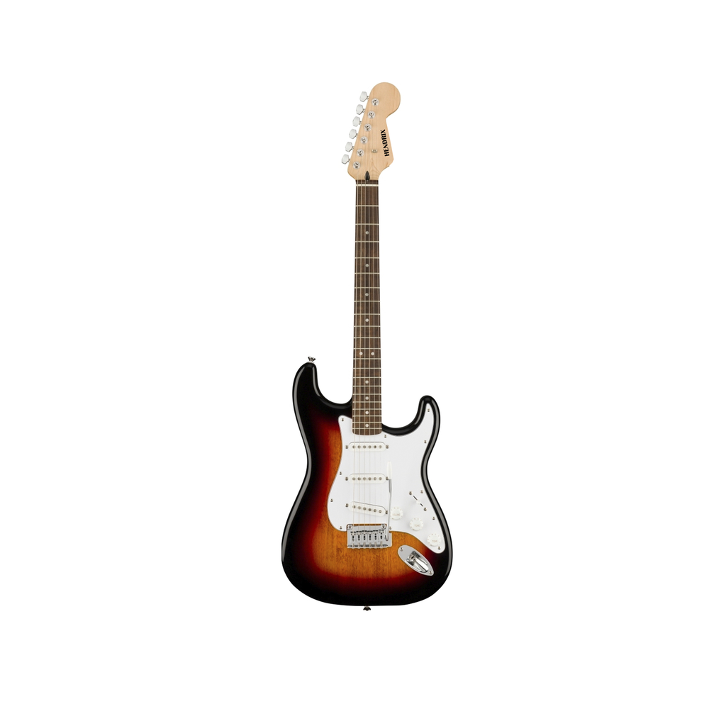 GUITARRA ELECTRICA HENDRIX, STRATOCASTER, SUNBURST, CON FUNDA