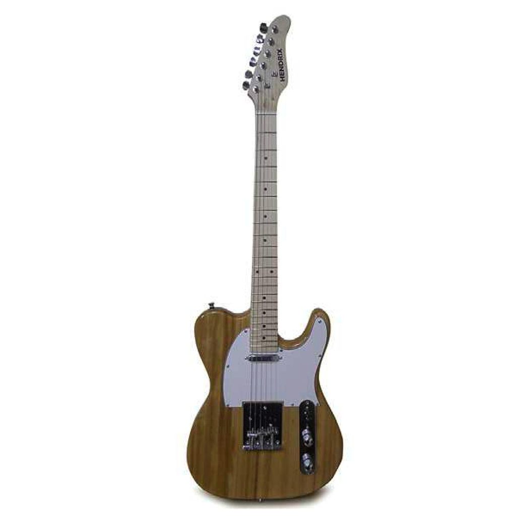 GUITARRA ELECTRICA HENDRIX, TELECASTER, NATURAL, CON FUNDA