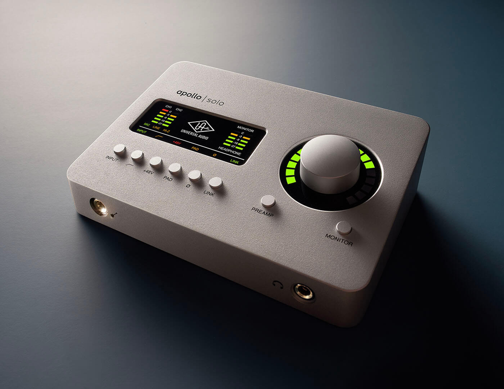 INTERFAZ DE AUDIO APOLLO SOLO, ERITAGE EDITION, USB C 3 PARA WINDOWS, PREAMPLIFICADORES UNISON