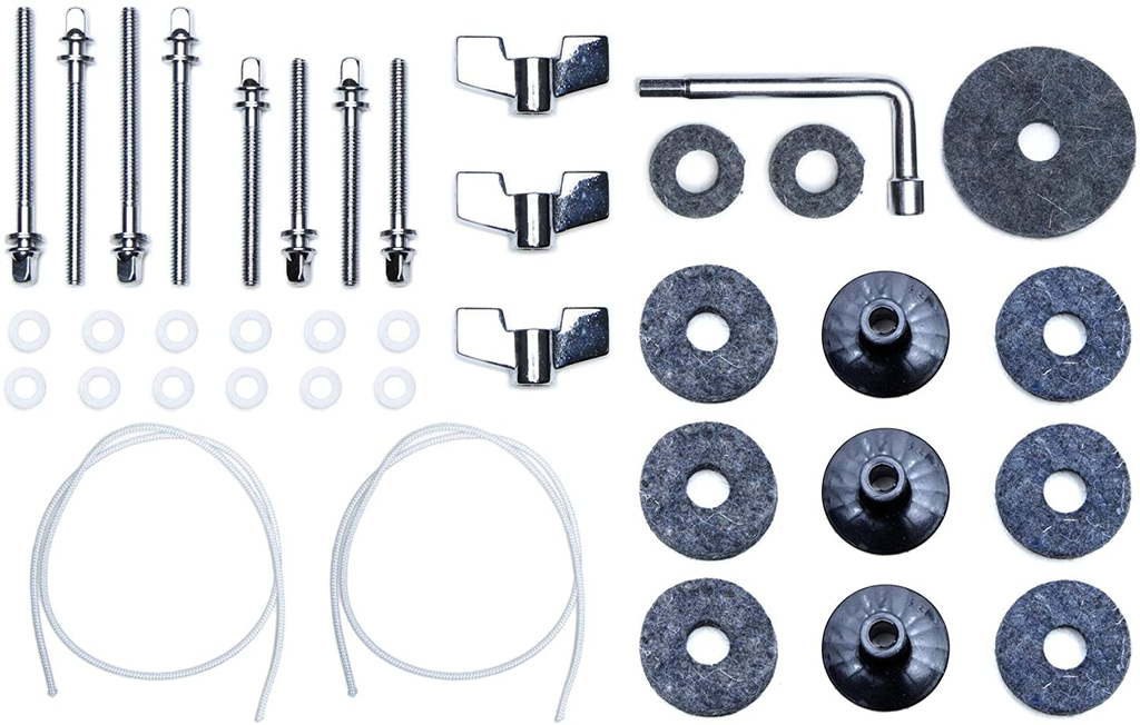 KIT DE ACCESORIOS ZILDJIAN, PARA BATERIA, INCLUYE FELPAS, TORNILLOS Y ROLDANAS