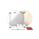 KIT EVANS, PARA REDOBLANTE, No 14, INCLUYE 1 PARCHES CALFTONE, 1 SNARESIDE 300, 1 CHARLA, 1 PAR BAQUETAS ESPECIAL, 1 PAÑO, PODS