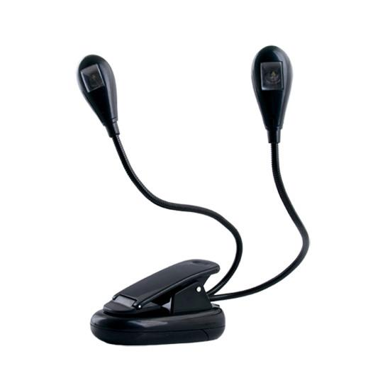 LAMPARA WINGO, 4 LED, USB, PARA PEDESTAL PARTITURAS, CON CLIP