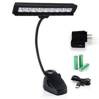 LAMPARA WINGO, BARRA LED, USB, PARA PEDESTAL PARTITURAS, CON CLIP