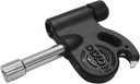 LLAVE DIXON, PARA AFINAR TAMBORES DE BATERIA, CON LINTERNA Y DESTAPADOR, NEGRO