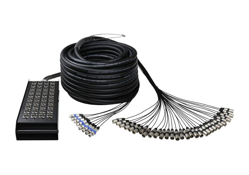 MEDUSA PARA ESCENARIO ( SNAKE ) KIRLIN, 32 ENTRADAS XLR, 8 SALIDAS XLR, 45 METROS DE LONGITUD