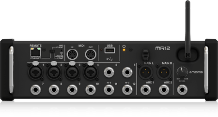 MEZCLADORA DIGITAL DE RACK MIDAS, MR 12, PREAMP MIDAS, MODULO WIFI INTEGRADO