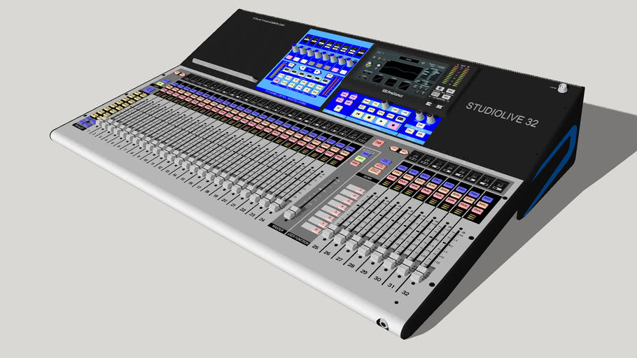 MEZCLADORA DIGITAL PRESONUS, 40 CANALES, 32 PREAMPS X-MAX, FADERS MOTORIZADOS