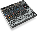 MEZCLADORA PASIVA BEHRINGER, XENYX, 22 ENTRADAS (8XLR) (4 STEREO) (RCA) 2/2 BUSES, INTERFACE, FX INTEGRADO