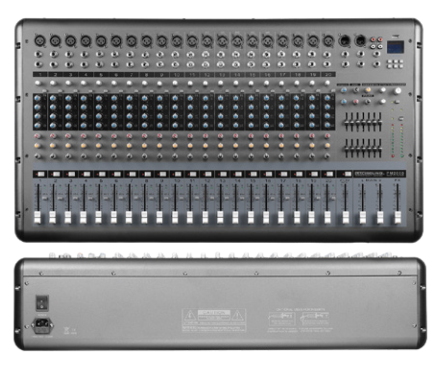 MEZCLADORA PASIVA LUXSOUND, 20 INPUT MONO (20 XLR), OUTPUT XLR, USB/MP3/REC