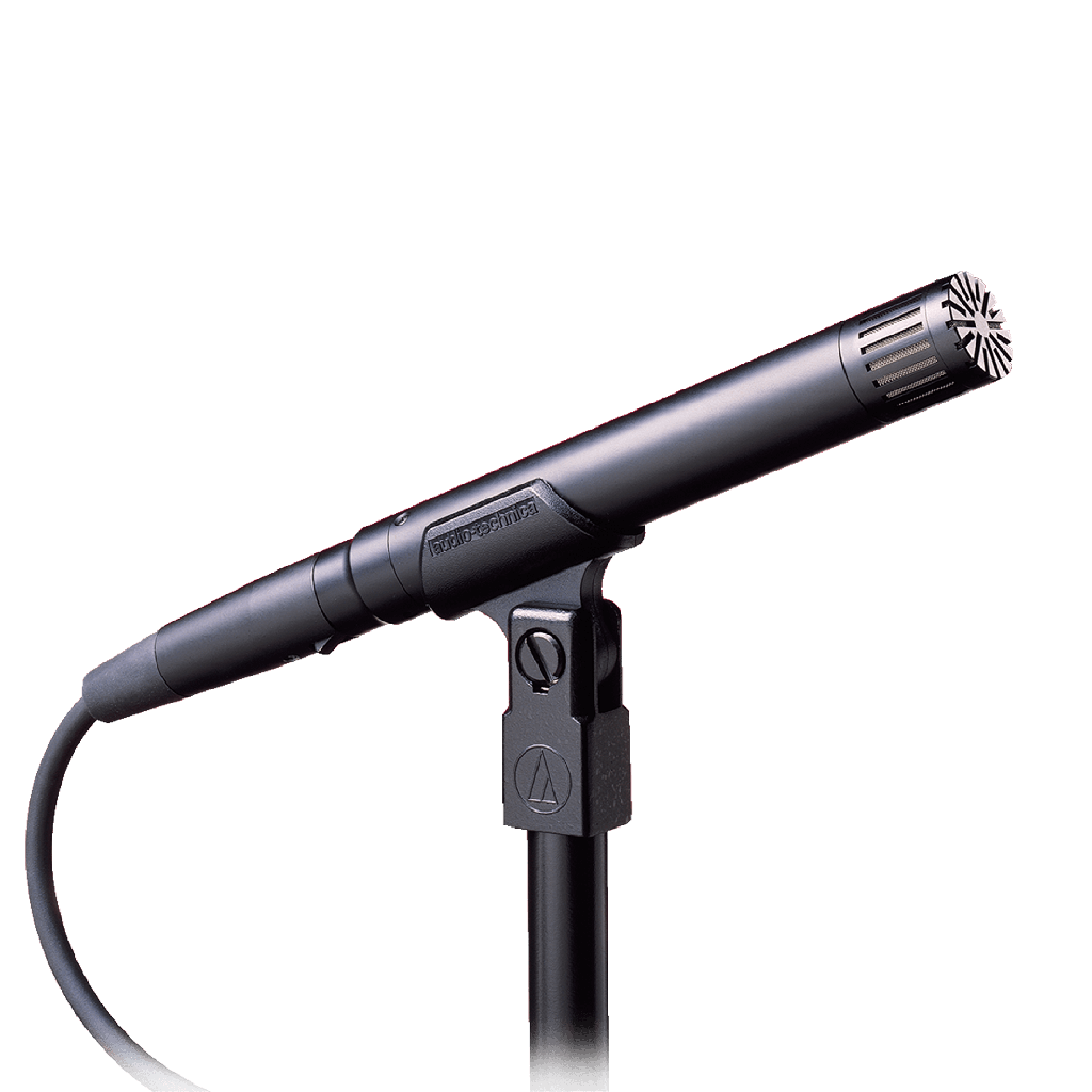 MICROFONO CONDENSADO AUDIO TECHNICA, CARDIOIDE, 20Hz a 20Khz, COLOR NEGRO