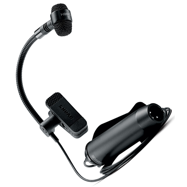 MICROFONO CONDENSADO SHURE, CARDIOIDE, PARA INSTRUMENTOS DE VIENTO, RESPUESTA DE FRECUENCIAS 30HZ A 20KHZ, INCLUYE CABLE Y ESTUCHE