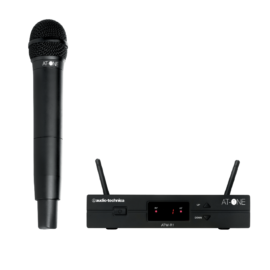 MICROFONO DINAMICO AUDIO TECHNICA, INALAMBRICO, CON RECEPTOR, 60 Hz - 16Khz