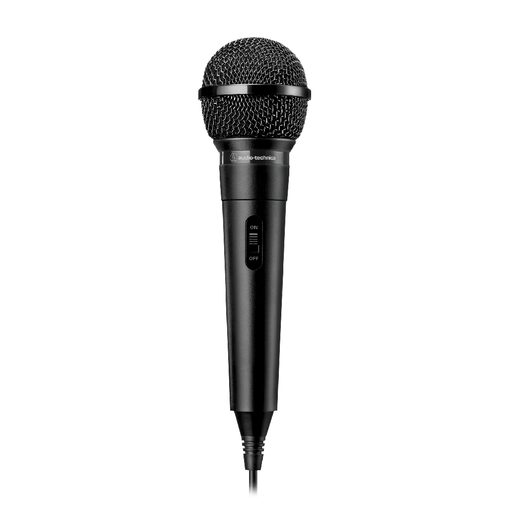 MICROFONO DINAMICO AUDIO TECHNICA, PARA VOCES E INSTRUMENTOS, UNIDIRECCIONAL, CON CABLE FIJO, COLOR NEGRO