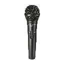 MICROFONO DINAMICO AUDIO TECHNICA, PARA VOCES, CARDIOIDE, CON SWITCH, COLOR NEGRO