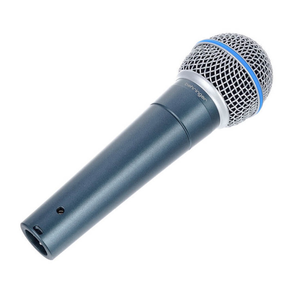 MICROFONO DINAMICO BEHRINGER, PARA VOCES, SUPER CARDIOIDE, CON ESTUCHE
