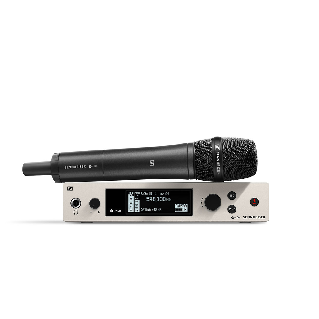 MICROFONO DINAMICO CARDIOIDE SENNHEISER, INALAMBRICO, CON RECEPTOR, 80 Hz - 18Khz